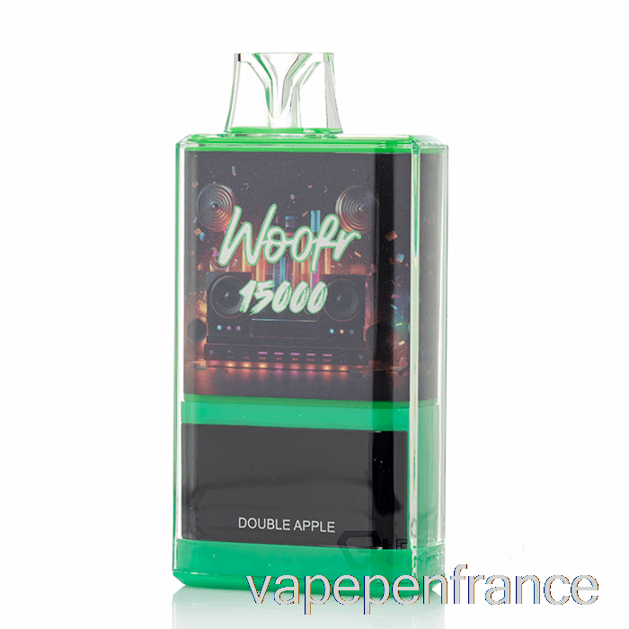 Stylo Vape Jetable Double Pomme Woofr 15000